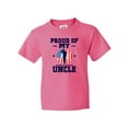 thumbnail image 1 of Inktastic Military Uncle Proud Nephew Youth T-Shirt, 1 of 5