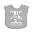 thumbnail image 1 of Inktastic Military Uncle Red Friday Boys or Girls Baby Bib, 1 of 4