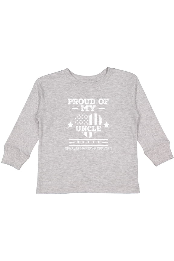 Military Uncle Red Friday Boys or Girls Long Sleeve Toddler T-Shirt