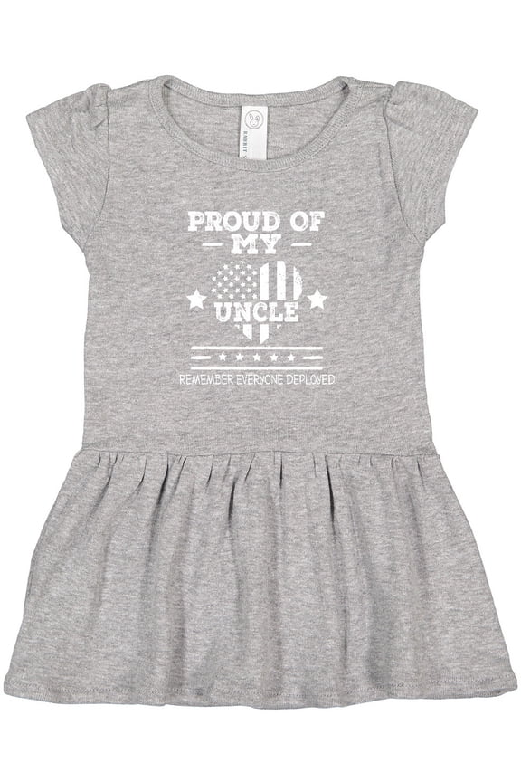 Military Uncle Red Friday Girls Toddler Dress