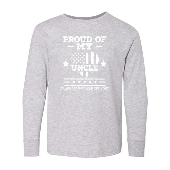 Inktastic Military Uncle Red Friday Long Sleeve Youth T-Shirt