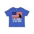 thumbnail image 1 of Inktastic Military Uncle is My Hero US Flag Boys or Girls Toddler T-Shirt, 1 of 5