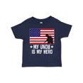 thumbnail image 1 of Inktastic Military Uncle is My Hero US Flag Boys or Girls Toddler T-Shirt, 1 of 5