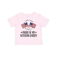 thumbnail image 1 of Inktastic Military Veteran Daddy Proud Son Daughter Boys or Girls Toddler T-Shirt, 1 of 5