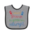 thumbnail image 1 of Inktastic Millwright Future Boys or Girls Baby Bib, 1 of 4