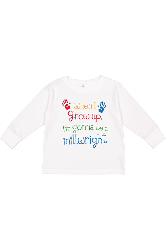 Millwright Future Boys or Girls Long Sleeve Toddler T-Shirt