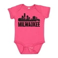 thumbnail image 1 of Inktastic Milwaukee Skyline Grunge Boys or Girls Baby Bodysuit, 1 of 5