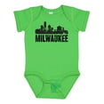 thumbnail image 1 of Inktastic Milwaukee Skyline Grunge Boys or Girls Baby Bodysuit, 1 of 5