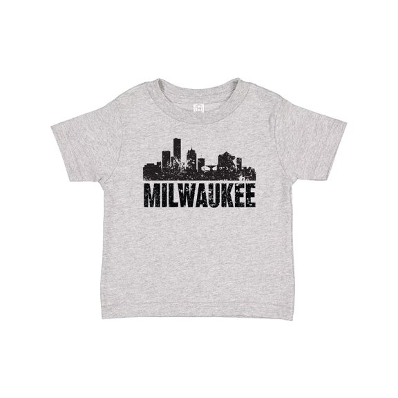 Inktastic Milwaukee Skyline Grunge Boys or Girls Baby T-Shirt