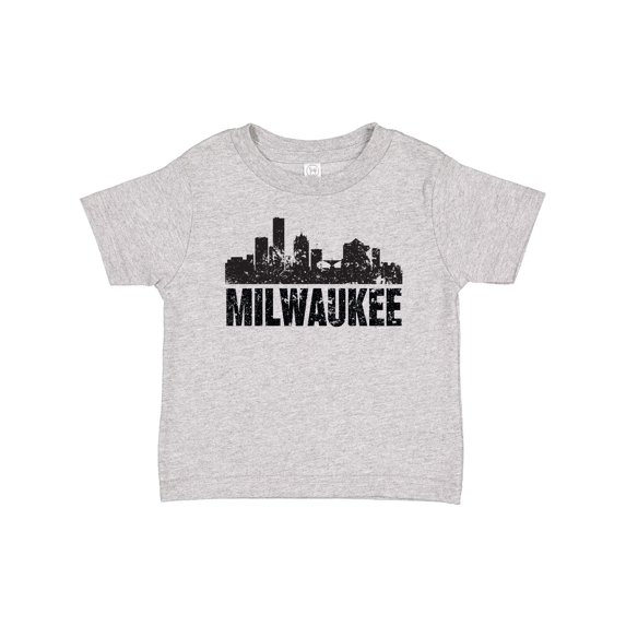 Inktastic Milwaukee Skyline Grunge Boys or Girls Baby T-Shirt