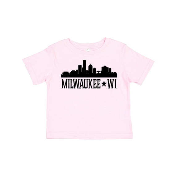 Inktastic Milwaukee Wisconsin City Skyline Boys or Girls Toddler T-Shirt