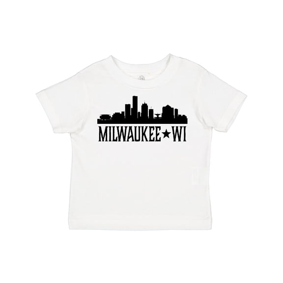 Inktastic Milwaukee Wisconsin City Skyline Boys or Girls Toddler T-Shirt