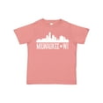 thumbnail image 1 of Inktastic Milwaukee Wisconsin Skyline Wi Cities Boys or Girls Toddler T-Shirt, 1 of 5