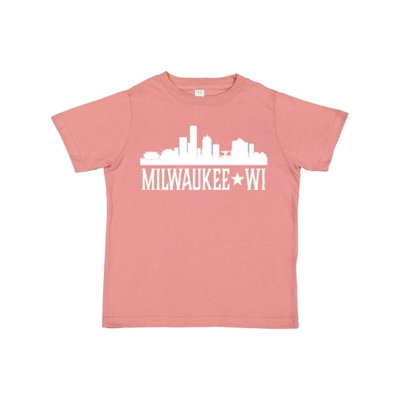 Inktastic Milwaukee Wisconsin Skyline Wi Cities Boys or Girls Toddler T-Shirt