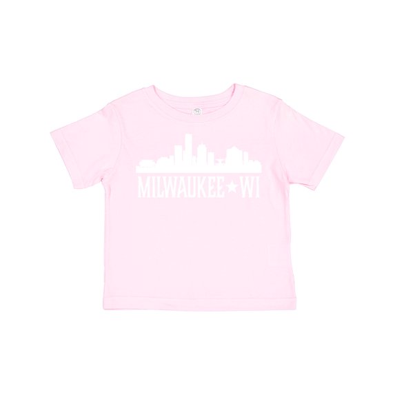 Inktastic Milwaukee Wisconsin Skyline Wi Cities Boys or Girls Toddler T-Shirt