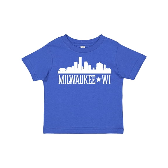 Inktastic Milwaukee Wisconsin Skyline Wi Cities Boys or Girls Toddler T-Shirt