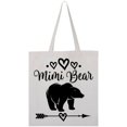 thumbnail image 1 of Inktastic Mimi Bear Grandmother Tote Bag, 1 of 4