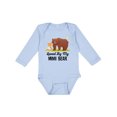 thumbnail image 1 of Inktastic Mimi Bear Loves Me Grandbaby Gift Boys or Girls Long Sleeve Baby Bodysuit, 1 of 5
