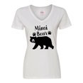 thumbnail image 1 of Inktastic Mimi Bear in Black Women's V-Neck T-Shirt, 1 of 5