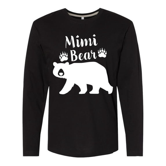 Inktastic Mimi Bear in White Long Sleeve T-Shirt