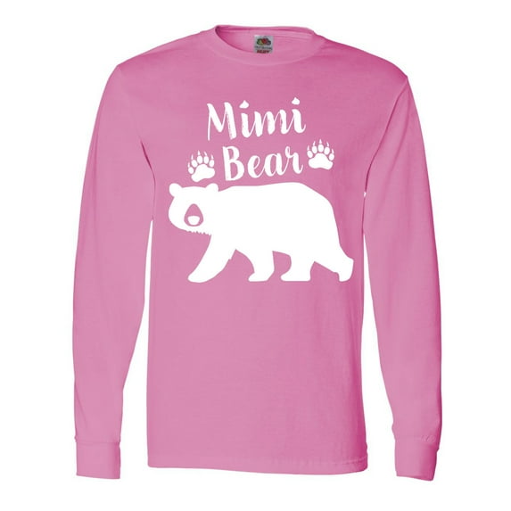 Inktastic Mimi Bear in White Long Sleeve T-Shirt