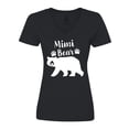 thumbnail image 1 of Inktastic Mimi Bear in White Women's V-Neck T-Shirt, 1 of 5