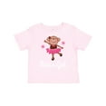 thumbnail image 1 of Inktastic Mimi Girl Ballerina Monkey Girls Toddler T-Shirt, 1 of 5