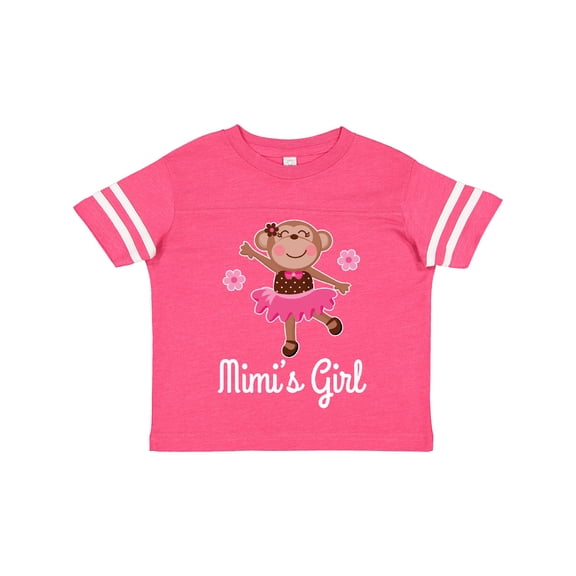 Inktastic Mimi Girl Ballerina Monkey Girls Toddler T-Shirt