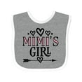 thumbnail image 1 of Inktastic Mimi Girl Granddaughter Girls Baby Bib, 1 of 4