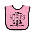 thumbnail image 1 of Inktastic Mimi Girl Granddaughter Girls Baby Bib, 1 of 4