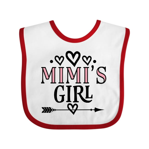 Inktastic Mimi Girl Granddaughter Girls Baby Bib
