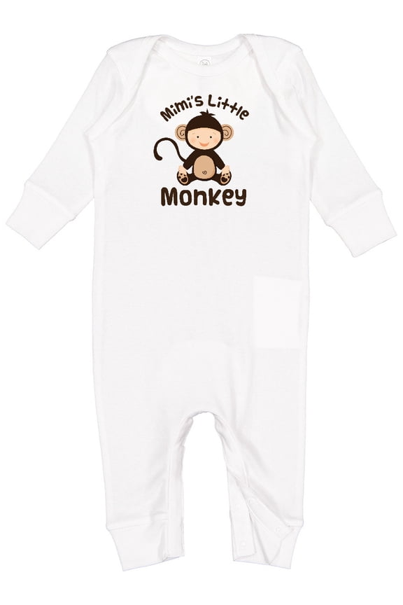 Mimi Little Monkey Grandchild Baby Romper Coveralls
