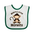 thumbnail image 1 of Inktastic Mimi Little Monkey Grandchild Boys or Girls Baby Bib, 1 of 4