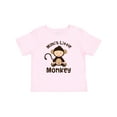 thumbnail image 1 of Inktastic Mimi Little Monkey Grandchild Boys or Girls Baby T-Shirt, 1 of 5