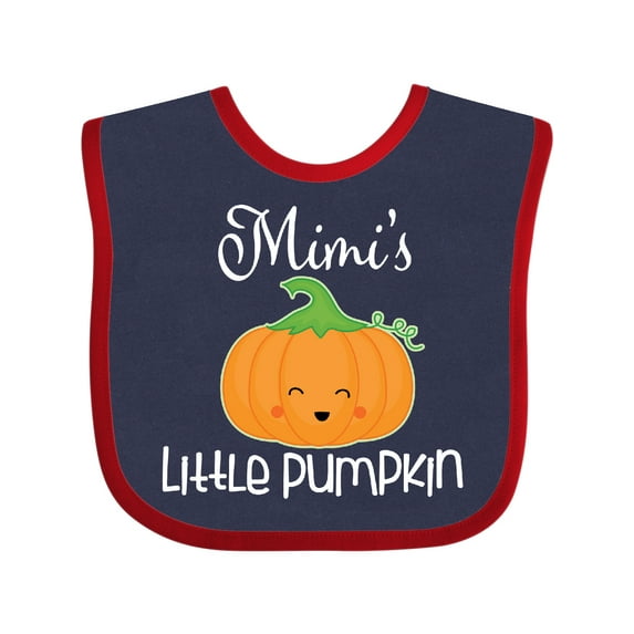 Inktastic Mimi Little Pumpkin Grandkids Boys or Girls Baby Bib
