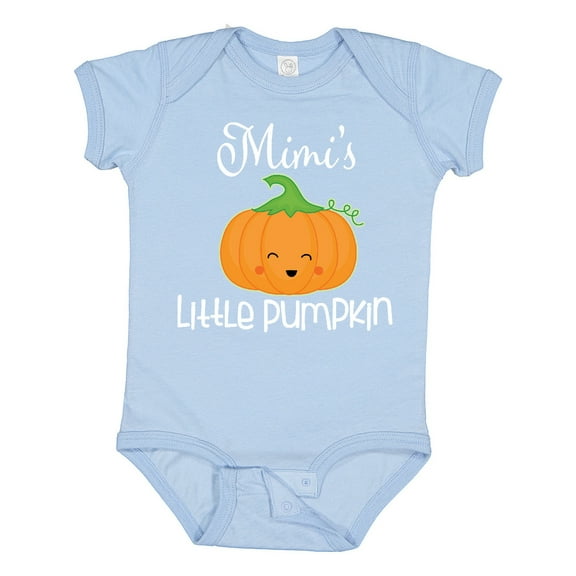 Inktastic Mimi Little Pumpkin Grandkids Boys or Girls Baby Bodysuit