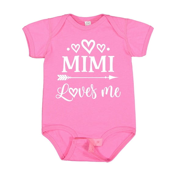 Inktastic Mimi Loves Me Baby Clothes Boys or Girls Baby Bodysuit