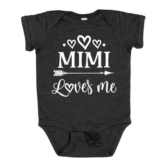 Inktastic Mimi Loves Me Baby Clothes Boys or Girls Baby Bodysuit