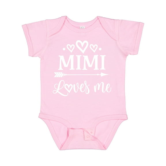 Inktastic Mimi Loves Me Baby Clothes Boys or Girls Baby Bodysuit