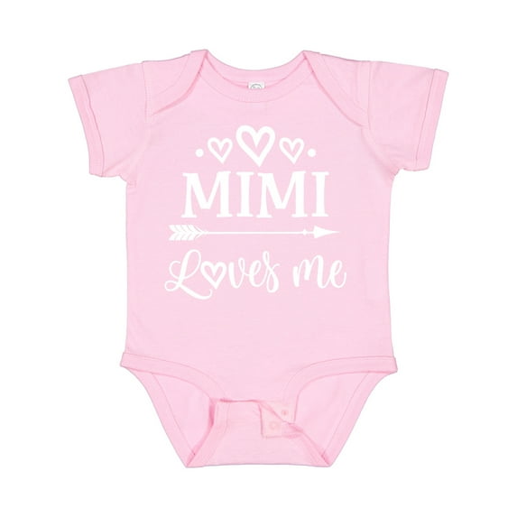 Inktastic Mimi Loves Me Baby Clothes Boys or Girls Baby Bodysuit