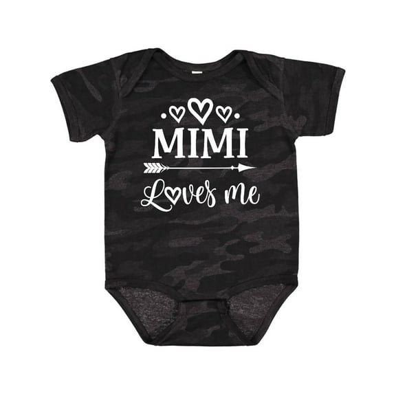 Inktastic Mimi Loves Me Baby Clothes Boys or Girls Baby Bodysuit