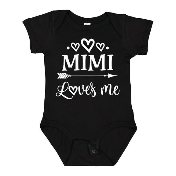 Inktastic Mimi Loves Me Baby Clothes Boys or Girls Baby Bodysuit