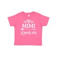 thumbnail image 1 of Inktastic Mimi Loves Me Baby Clothes Boys or Girls Baby T-Shirt, 1 of 5