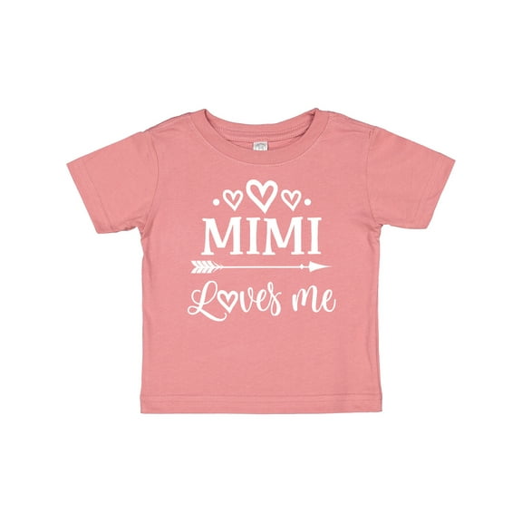 Inktastic Mimi Loves Me Baby Clothes Boys or Girls Baby T-Shirt