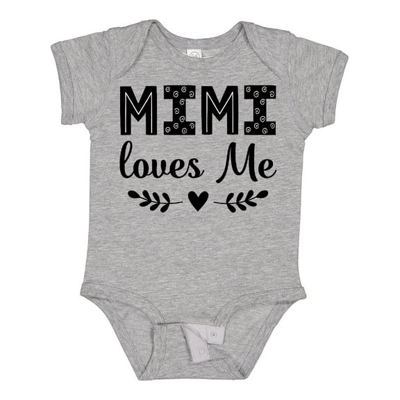 Inktastic Mimi Loves Me Baby Clothes Girl Girls Baby Bodysuit