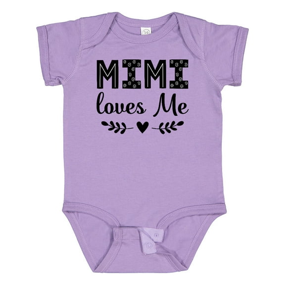 Inktastic Mimi Loves Me Baby Clothes Girl Girls Baby Bodysuit