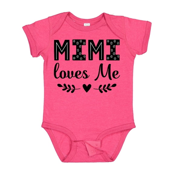 Inktastic Mimi Loves Me Baby Clothes Girl Girls Baby Bodysuit
