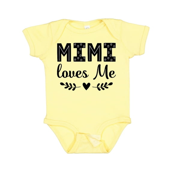 Inktastic Mimi Loves Me Baby Clothes Girl Girls Baby Bodysuit