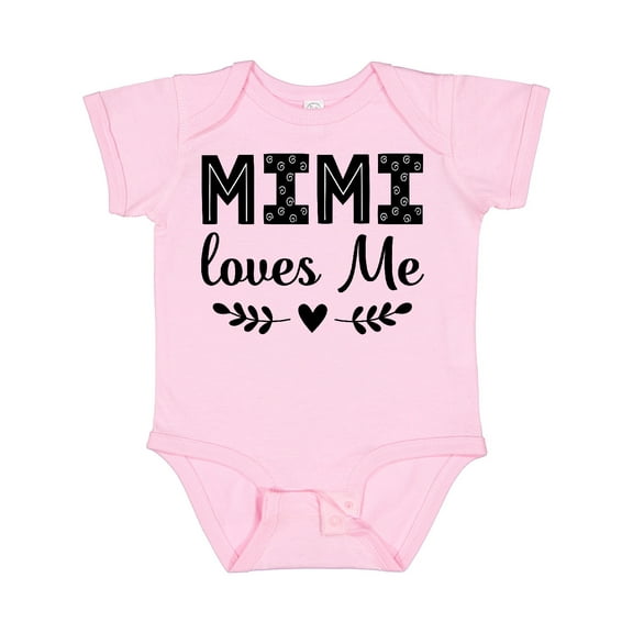 Inktastic Mimi Loves Me Baby Clothes Girl Girls Baby Bodysuit