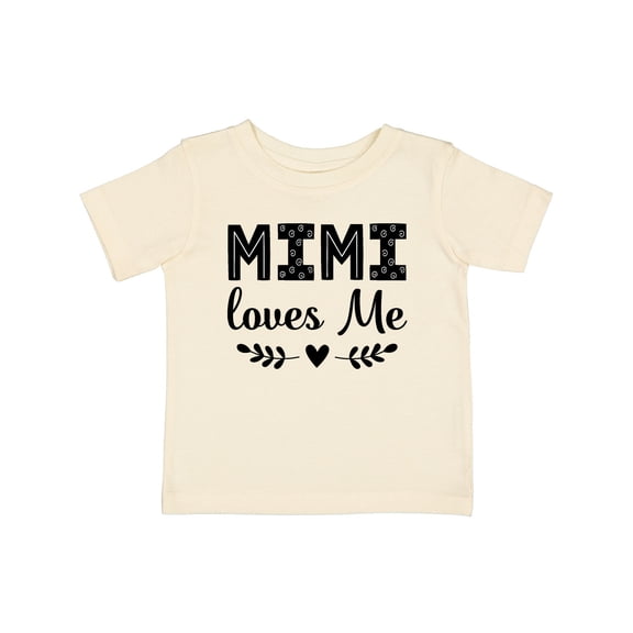 Inktastic Mimi Loves Me Baby Clothes Girl Girls Baby T-Shirt